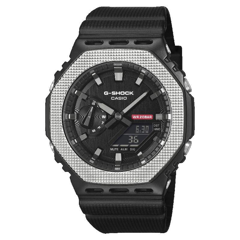 

Casio G-SHOCK Men s Stainless Steel 200M Water Resistant Analog Shock Resistant Quartz Watch GM-2100BM-1A чёрный