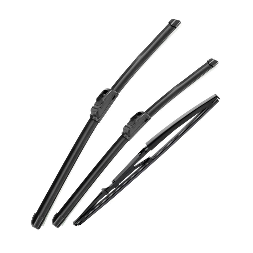 For Fiat Panda 169 2003-2012 2004 2005 2006 2007 Wiper Front&Rear Wiper Blades Windshield Windscreen Window Brushes 22"+16"+13