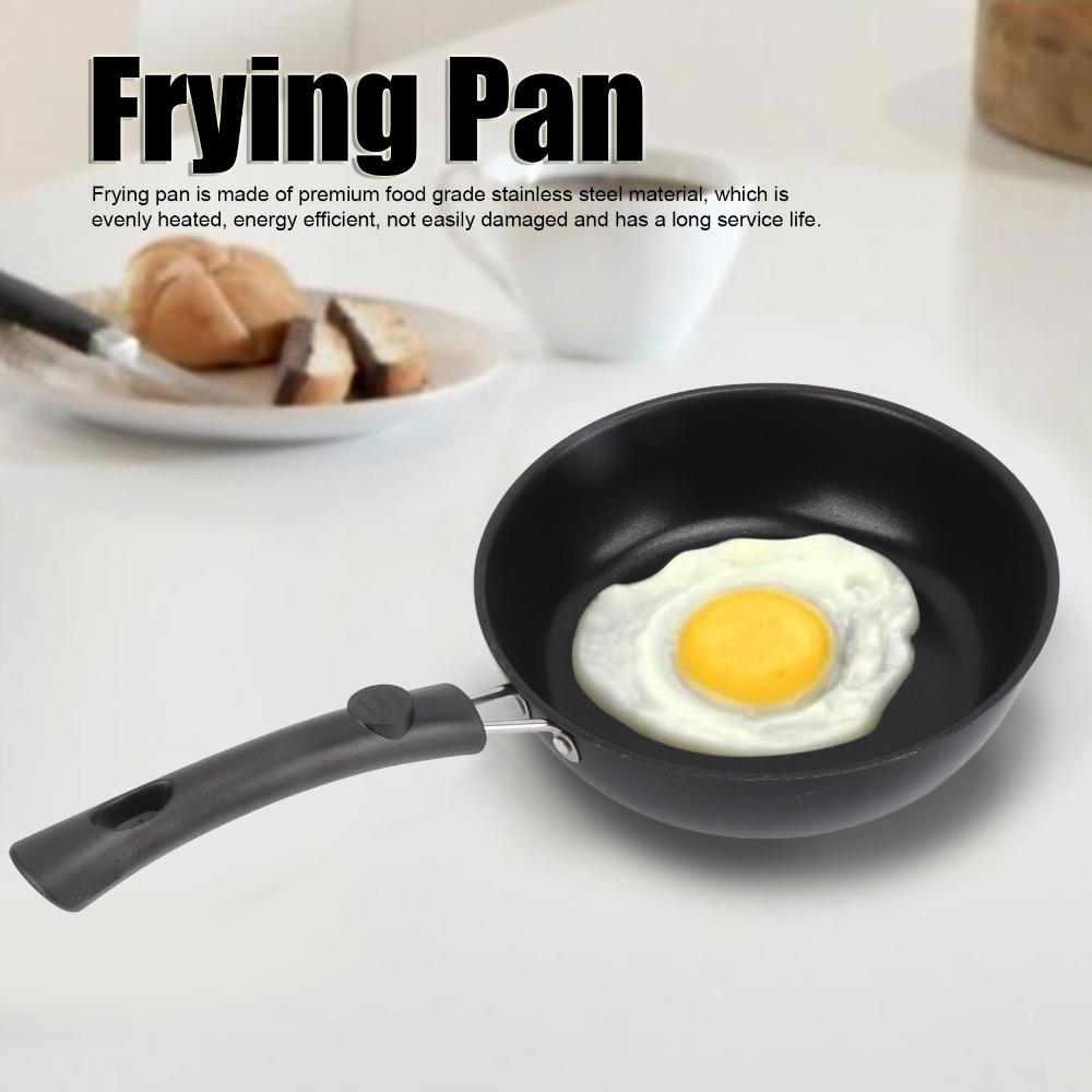 Thickened Omelet Pan Comfortable Handle Egg Skillet Saucepan Frying Pan  Outdoor Cooking