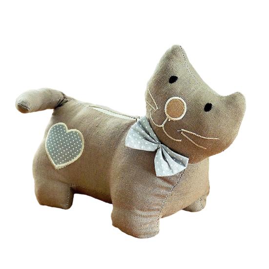 

Тканевый Кот Декоративный Стопор для Двери Мультяшный Котенок Утяжеленный Стопор для Межкомнатной Двери Ветрозащитный Домашний Офисный Напольный Мягкая Игрушка Стопор для Двери коричневый