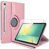 Case + Tempered Glass - BOOLING - Samsung Galaxy Tab S10 FE / S9 FE - 360° Protection - Pink