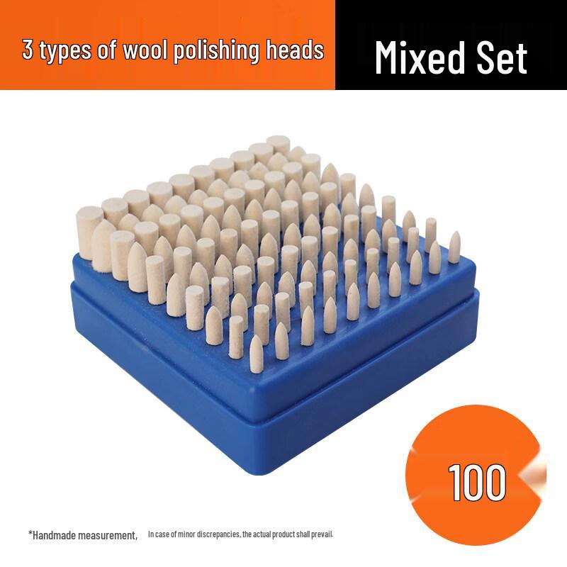 

Wool Polishing Head Set (100-Pack)