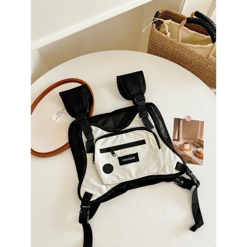 Tide cool dark wind tooling tactical socks puppet app backpack personalized boys street shooting tide sports satchel breast bag