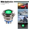 X AUTOHAUX 5pcs Indicator Light 16mm 12V AC DC Metal