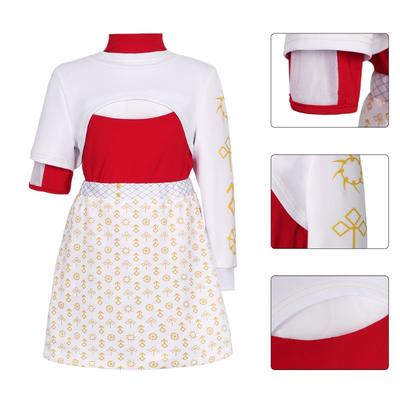 Zombie High School 4 Costume Halloween Cosplay Skirt Set Stage Performance Costume