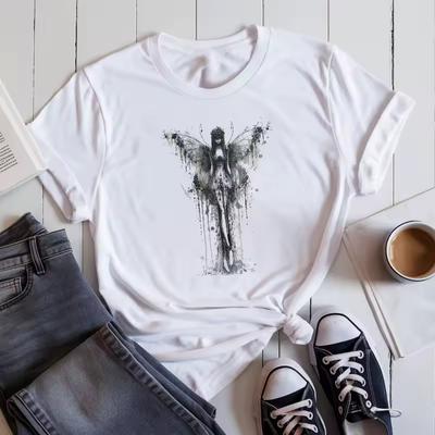 Dark Angel Women's T Shirt Summer New Style Casual Fashion Suitable for Both Men and Women