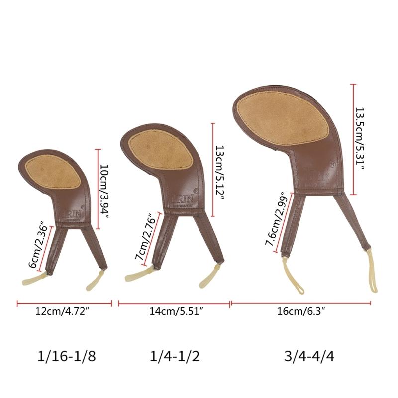 Violin Chin Rest Violin Rest Pad Cover Musical Instrument Accessories 3/4-4/4 1/2-1/4 1/8-1/16 Violin Chin Shoulder Pad