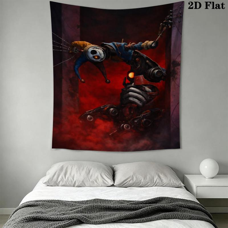 poppy playtime Wall Tapestry Aesthetic Wall Hanging Printed Fabric Blanket Decorative Tapestries for Bedroom Living Room Home Decor