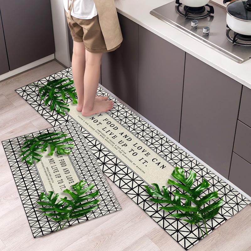 Tapetes da moda Tapete simples Estilo nórdico Tapete de cozinha Tapete doméstico Tapete moderno Decoração para casa