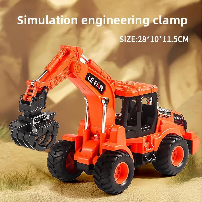 Engineering Toy Set For Boys With Inertia Construction Vehicles And Interactive Play For Kids