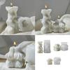 Silicone Geometric Candle Maker Mold Easy Demold Silicone Candle Mold for Handmade Star Shaped Candle Decoration