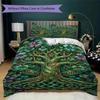 Tree of Life Pattern Bedding uilt Set uilt Cover Pillowcase Home Decoration Birthday Gift (1 * duvet cover + 2 * pillowcase  without core)144