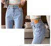 Women's Summer Petite High-Waist Light Flare Jeans - Slimming 2025 Style