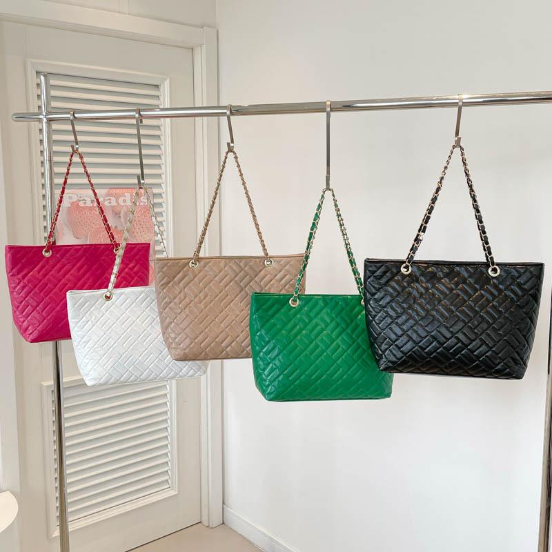 Fashion Chain High Appearance Level Personality Tote Bag Shoulder Crossbody Bag Casually