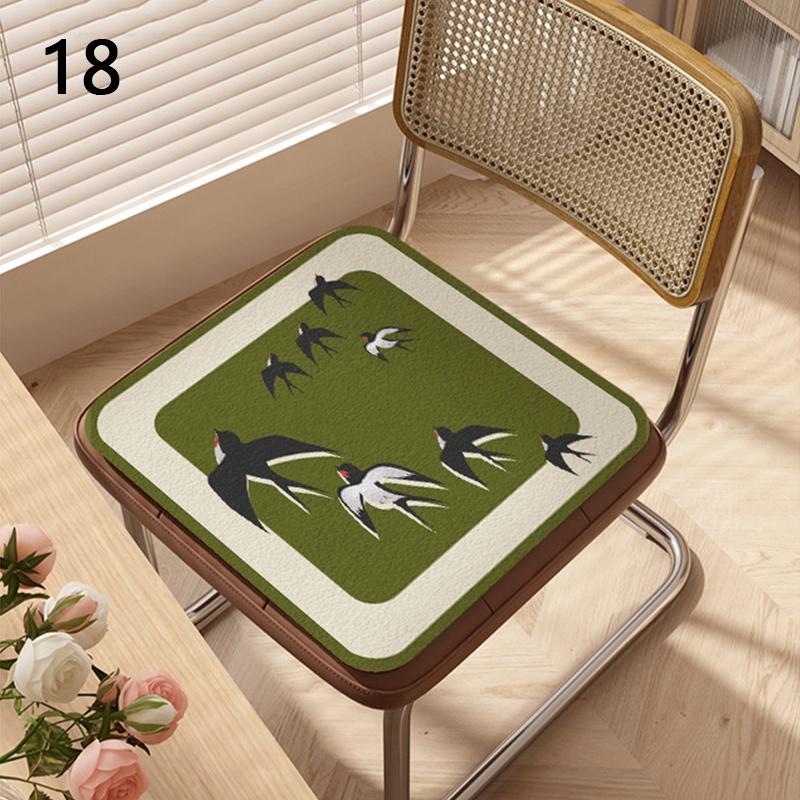 Chinese Style Chair Cushion Mahogany Stool Seat Pad Anti Slip Floor Tatami Living Room Dining Table Sit Mat Meditation Cushi