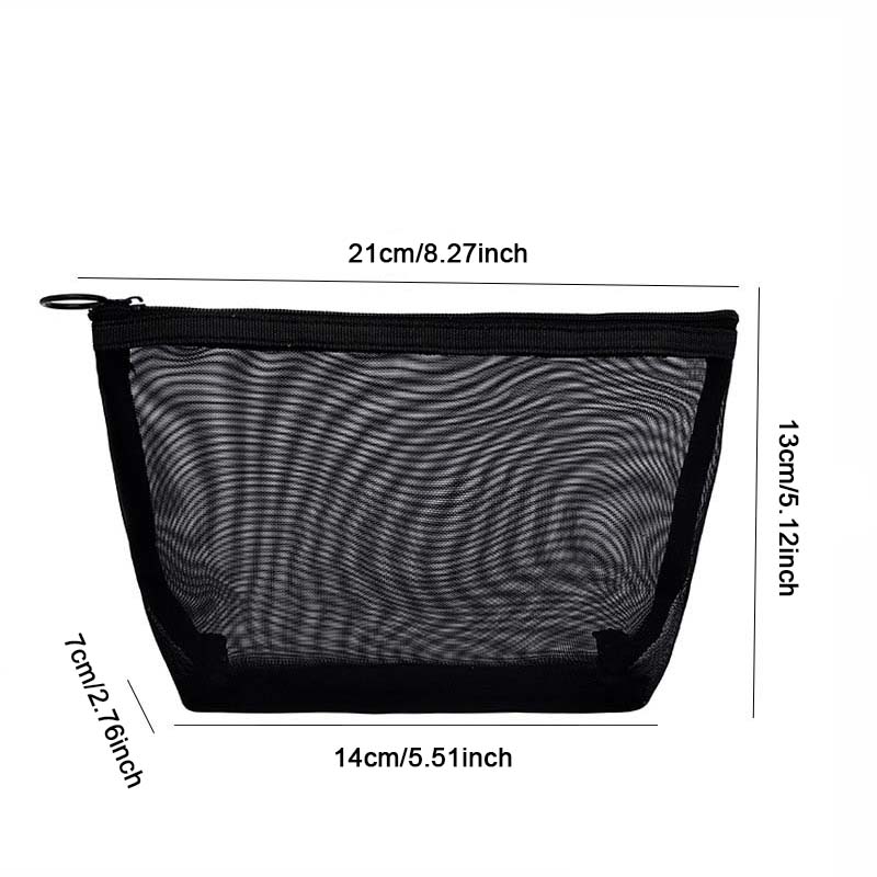 Women Transparent Cosmetic Bag Travel Function Makeup Case Zipper Make Up Organizer Storage Pouch Toiletry Beauty Wash Bag