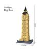 City Architecture Model Building Blocks Studio Temple Taj Mahal Big Ben Eiffel Tower London New York Germany Construction Toys