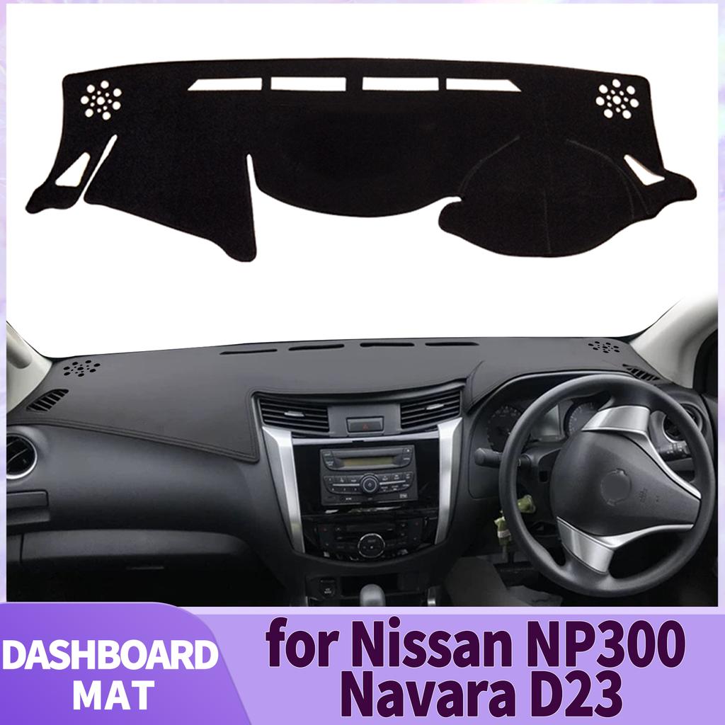 For Nissan NP300 Navara D23 2013-2024 Renault Alaskan Accessories Dashmat Dashboard Cover Pad DashMat Sunshade Protective Carpet