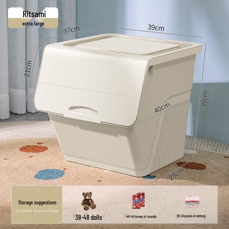 Flip-Top Storage Box for Clothes