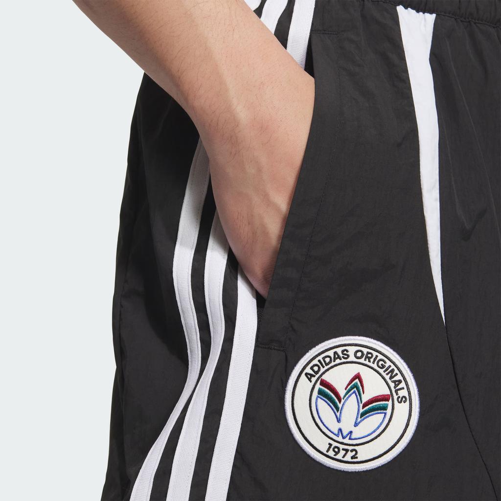 Adidas Originals Adicolor Adicool FW24 BC TP Striped Loose Fit Drawstring Sports Pants Men Bottoms Black JL8355