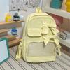 Zaino Zaino Scolastico da Donna 1011 Nuovo Grande Capacità Zaino da Pendolare Borsa Dolore Stile Fiocco Balletto Zaino Scolastico per Studente di Scuola Media