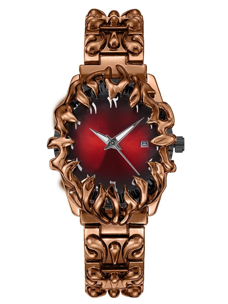 Millennium Y2K Alien Claw Alabaster High-End Waterproof Quartz Watch