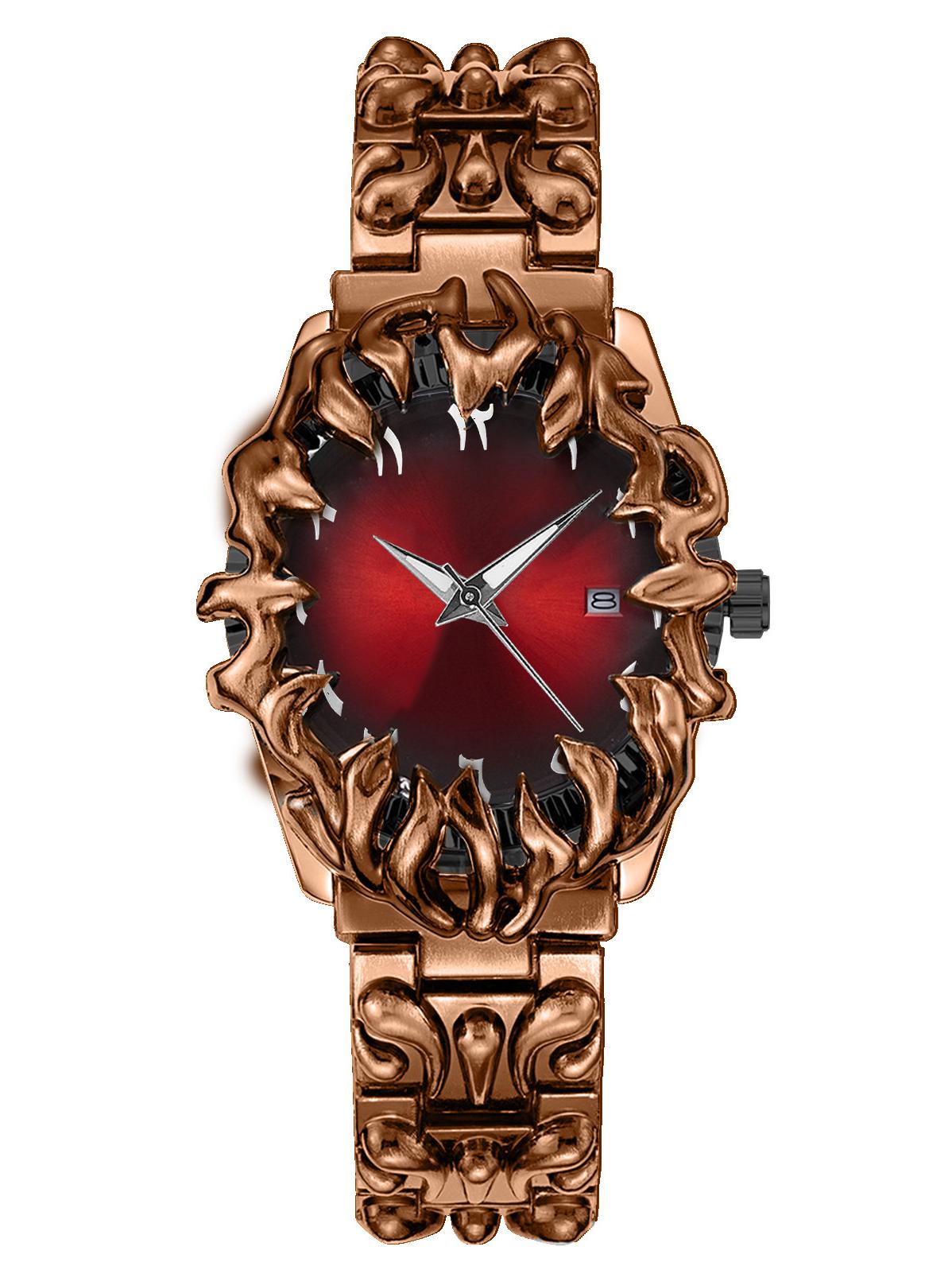 Часы Millennium Y2K Alien Claw из алебастра, водонепроницаемые, кварцевые, высокого класса