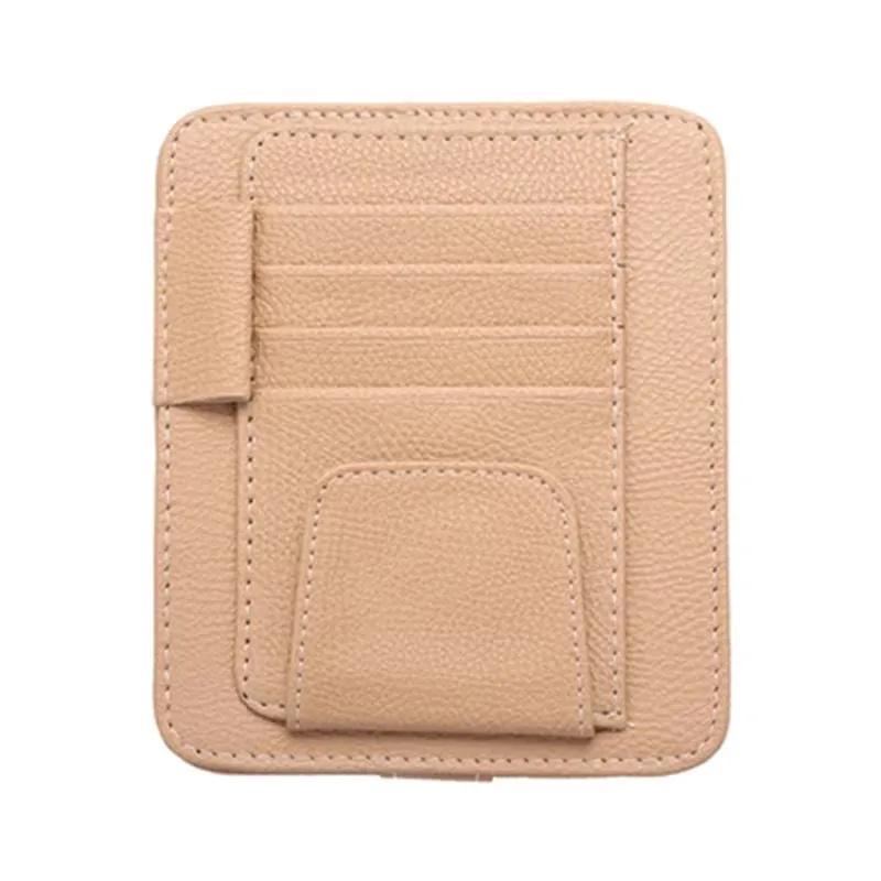 

Car sun visor storage bag car glasses clip car interior supplies 12.5*15CM car business card holder bill holder