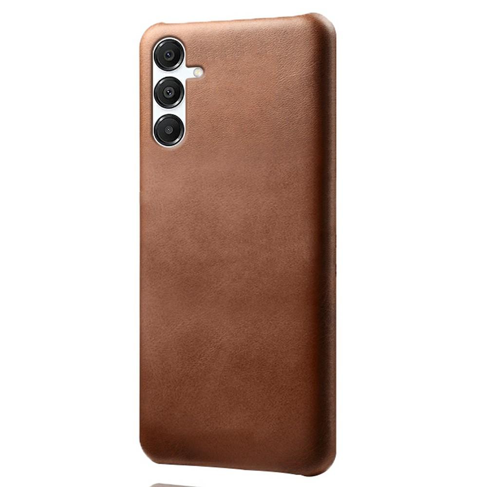 For Samsung Galaxy A17 5G Case Calf Texture PU Leather Hard PC Protective Phone Cover
