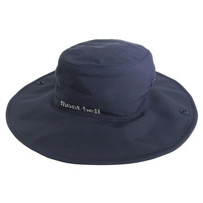 Montbell Wide Brim Hat for Men and Women, Outdoor, Trekking, Activities, Nylon, 8cm Brim, UV Protection, Sun Protection, 1108743 (Navy)