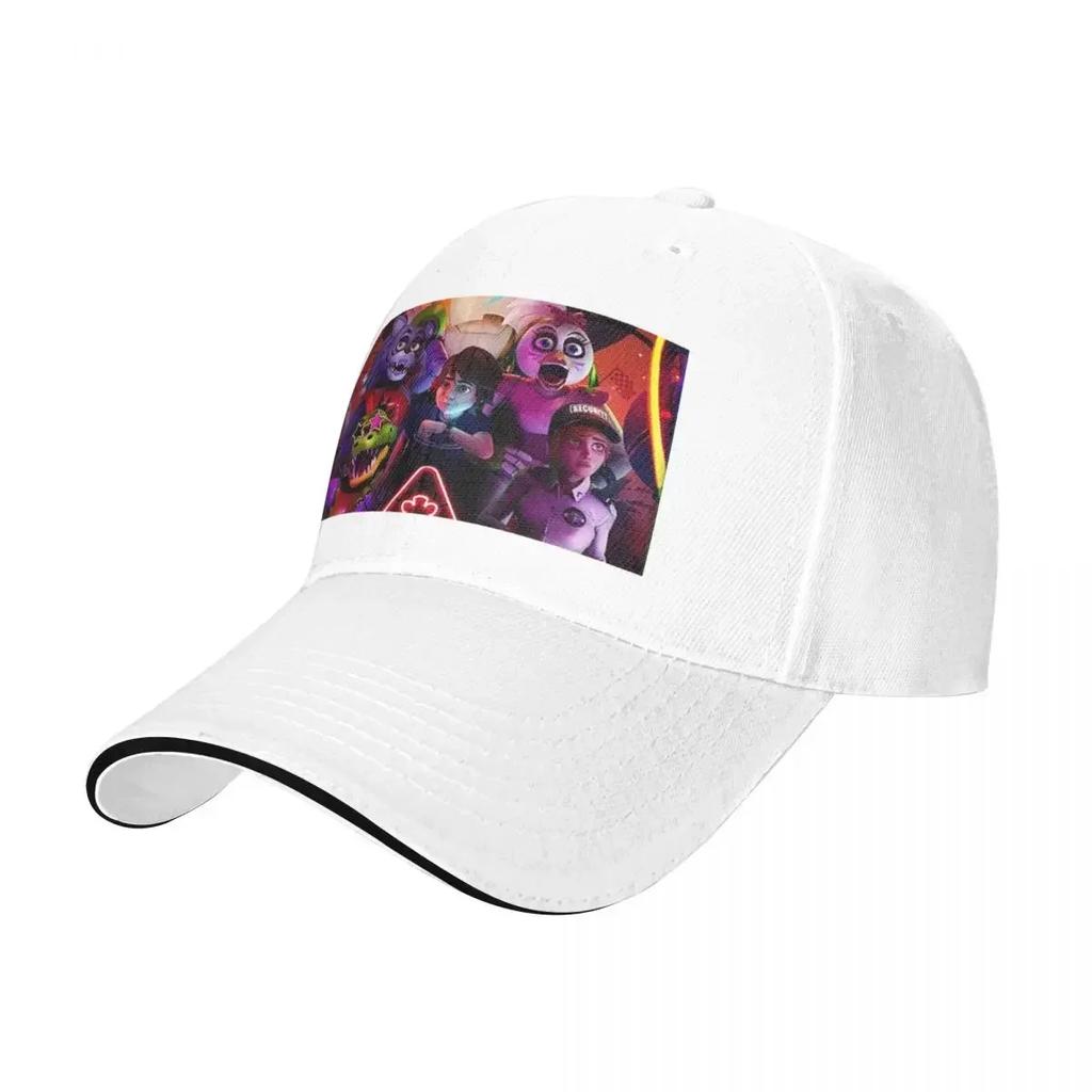 FNAF Movie Poster Baseball Cap cute Trucker Hat Hat Beach Golf Women Unisexs