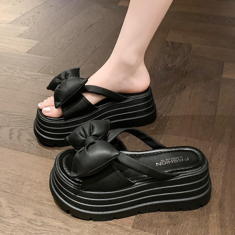 

Vintage Platform Women s Sandals - New Style, Height-enhancing Soft-soled Shoes 35 чёрный