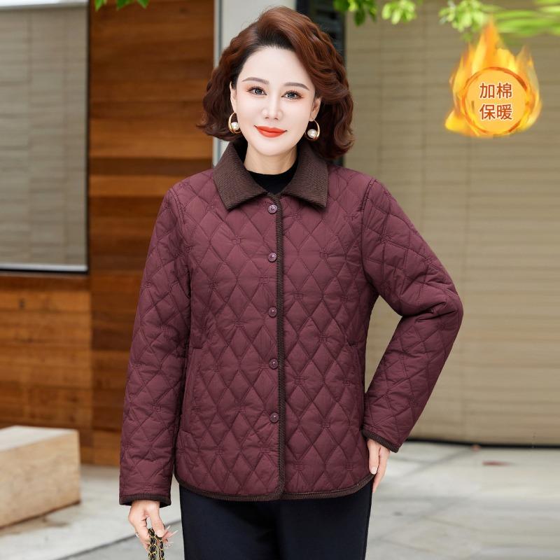 Medium and Short Cotton-padded Jackets, Fashionable New Casual and Light Cotton-padded Jackets, Age-reducing and Versatile Warm Cotton-padded Jackets