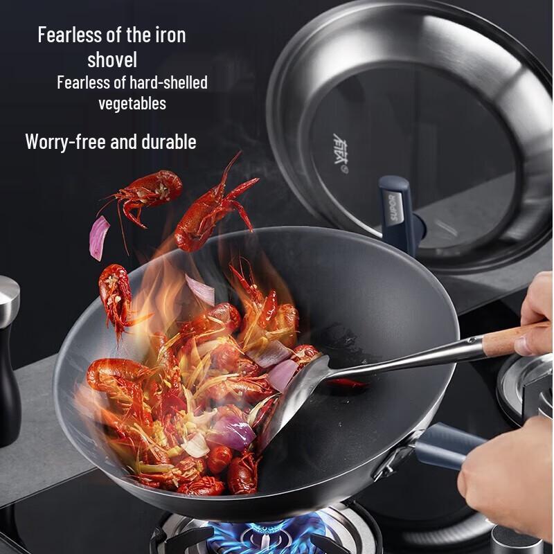 SUPOR Titan Antihaft-Wok mit Deckel