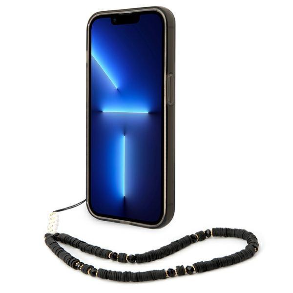 Guess Guhcp14Xhgcohk Iphone 14 Pro Max 6,7 Czarny/Black Hardcase Translucent Pearl Strap