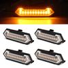 4PCS Grille Lights For Toyota Tacoma TRD Sport   Front Grill Car LED White Amber Blue Red Warning Daylights DRL 12V