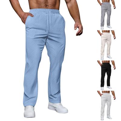 Men's Solid Color Loose Sweatpants Men's Casual Fashion Sweatpants