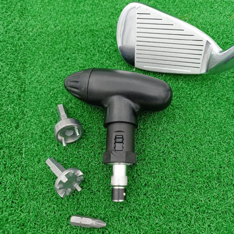 Multifunksjonell Golfpigg-nøkkel Sko Fjerning Justeringsverktøy Erstatning Reservedeler Verktøy Bærbar Spikerfjerner Avtrekker