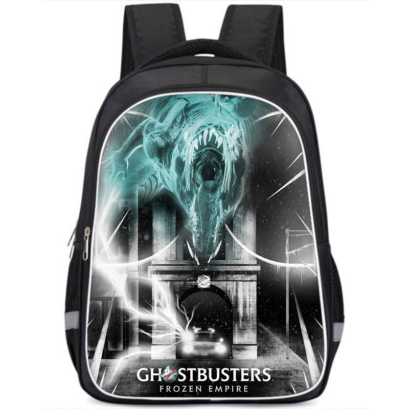 Ghostbusters Frozen Empire Oxford Backpack Stylish School Bag For Boys And Girls