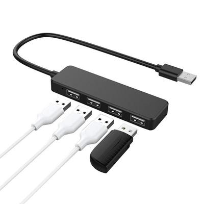 Accessori per computer portatili con adattatore hub splitter USB 2.0 multi-USB ultrasottile a 4 porte