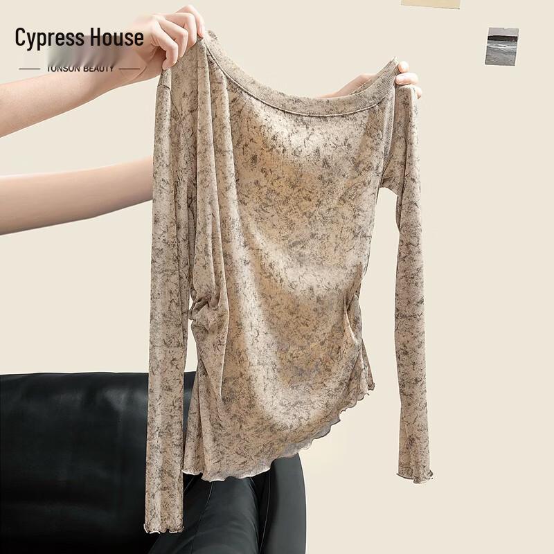 Women s Slim Fit Irregular Design Long Sleeve Top S