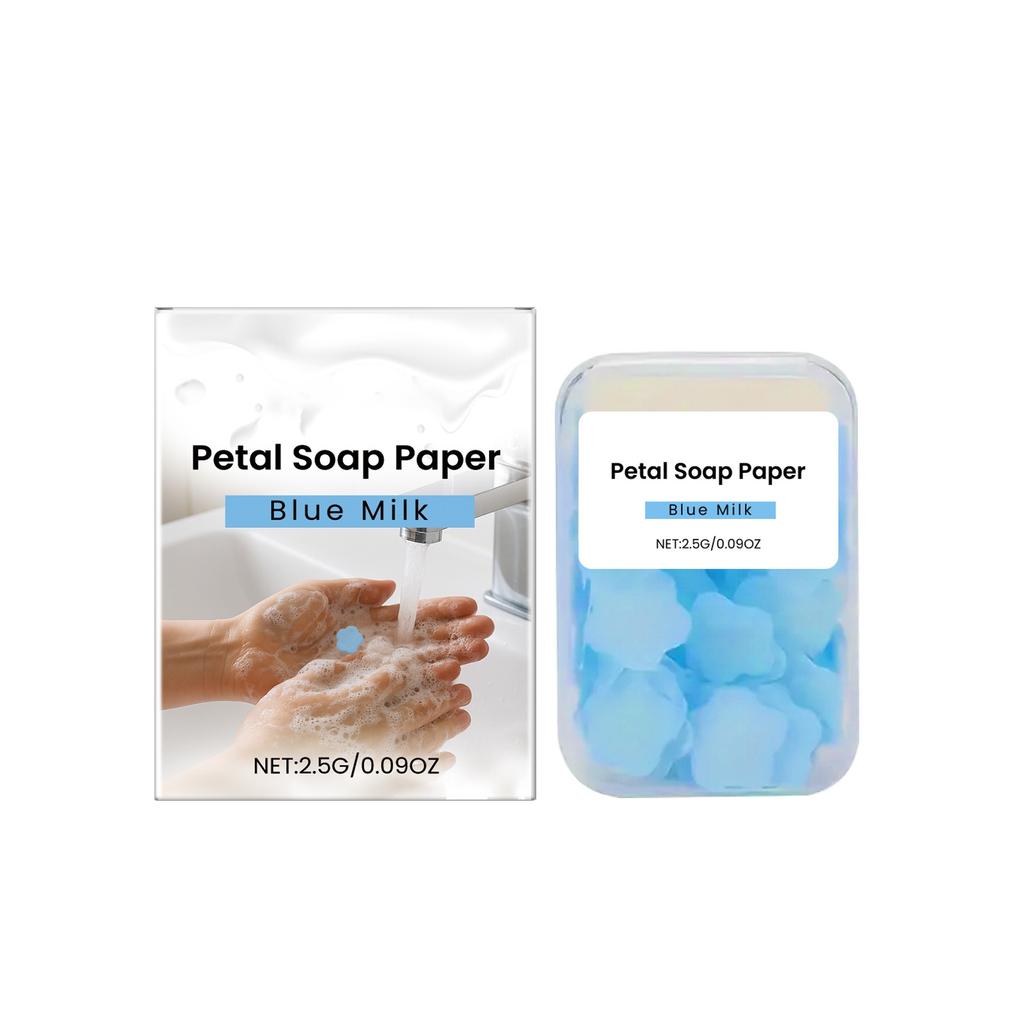 Gentle Cleansing Moisturizing Hands Portable Cleansing Soap Sheets