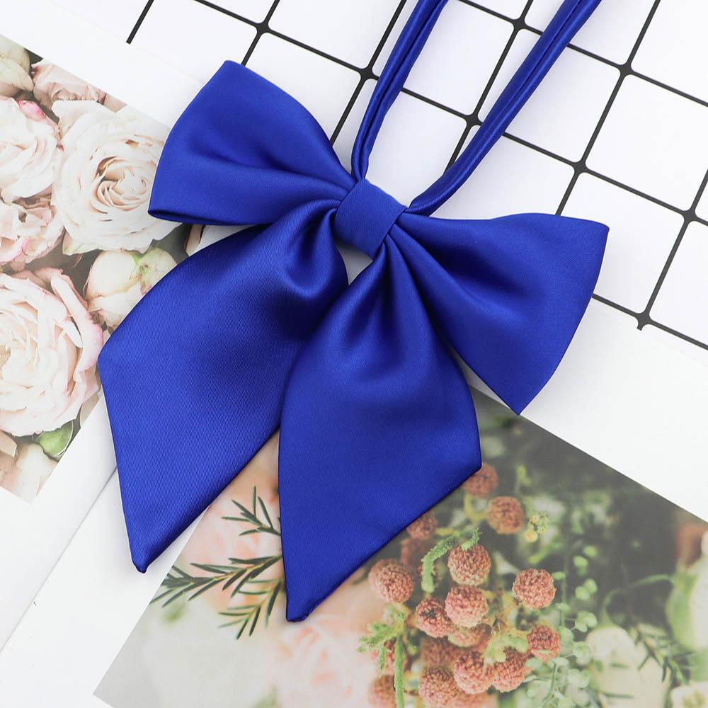 Perfect Match Colorful Women‘S Shirts Bowtie Ladies Girl School Wedding Party Bowknot Pink Bule Black Classic Butterfly Knot Suits Accessories