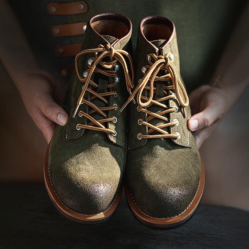 

Новые весенние и осенние мужские ботинки martin, нескользящие, износостойкие, повседневные мужские ботинки с высоким берцем