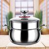 Yingbai 316 Stainless Steel Stockpot with Steamer