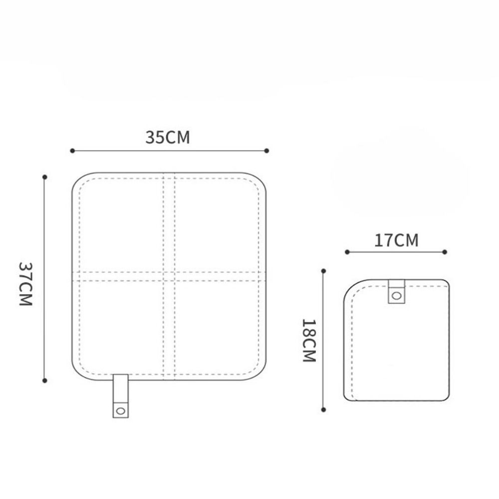 Portable Foldable Camping Mat Multipurpose Moisture-Proof Foam Sitting Pad Waterproof Durable Camping Seat Cushion Outdoor