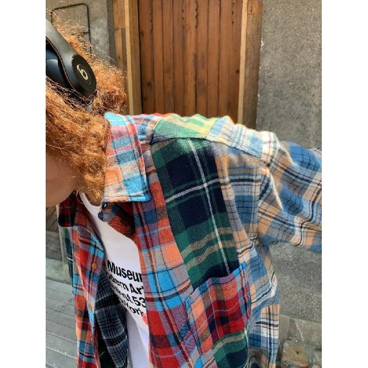 2024 Letter Long Sleeve Shirt Japanese Hong Kong Style Ins Loose Shirt Boys Summer Trendy Versatile Casual Coat