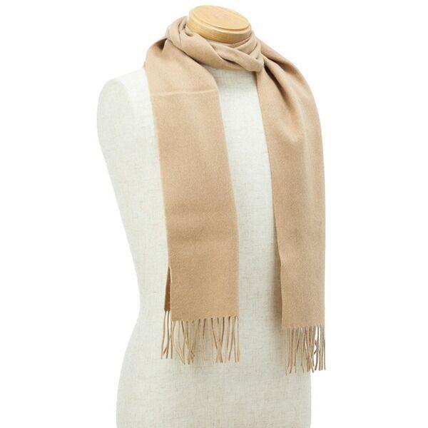 Used New Paul Smith Muffler/Stole Lambswool Scarf Camel