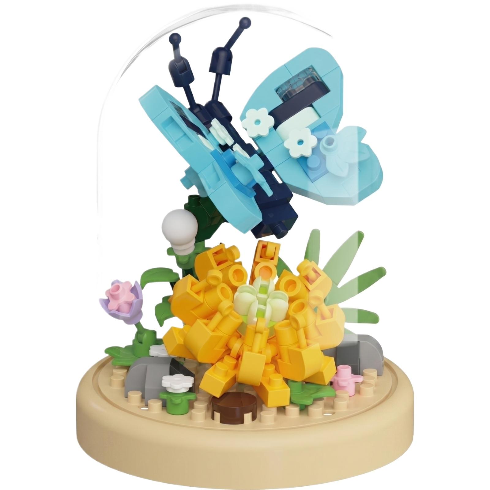 

Building Block Butterfly Model Compatible with Popular Construction Sets Insect Toy Desktop Decoration Educational Gift for Children and Adults One Size