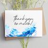 PET Stickers Wave Cornflower Blue 70mm 2m/roll